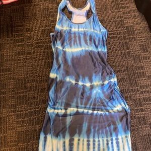 Tie dye maxi dress